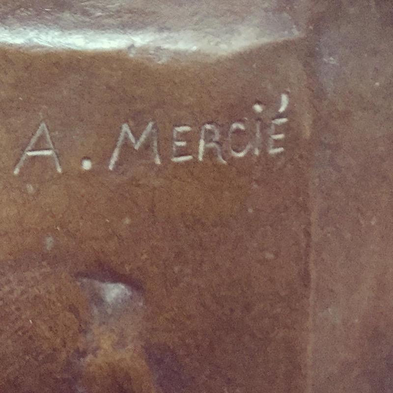Bronze signed MERCIE